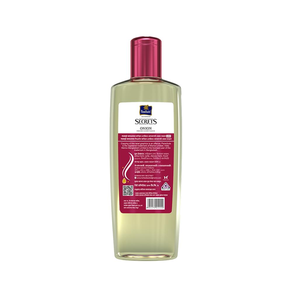 Parachute Advansed Onion Enriched Coconut Hair Growth Oil - Image 3