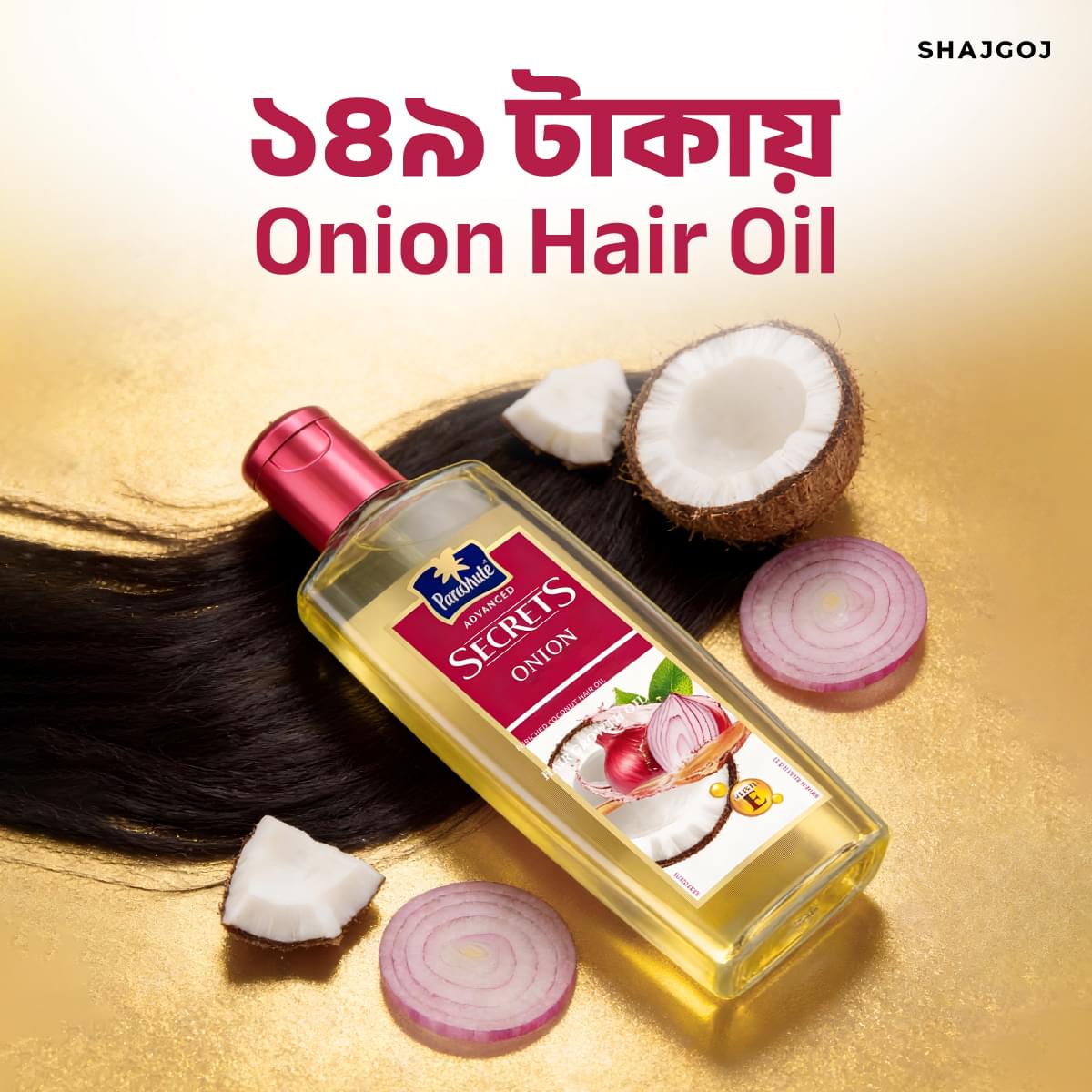 Parachute Advansed Onion Enriched Coconut Hair Growth Oil